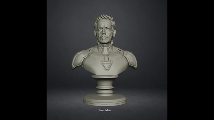 create 3d printable human busts and figurines