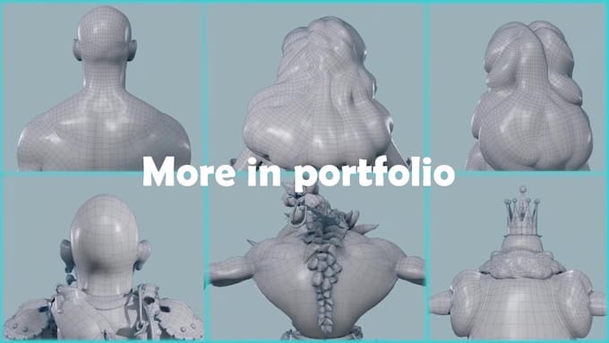 make professional 3d retopology and uv mapping