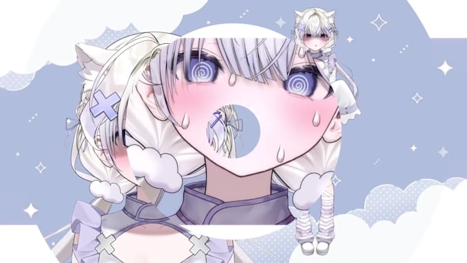 draw and rig your live2d vtuber model in anime style