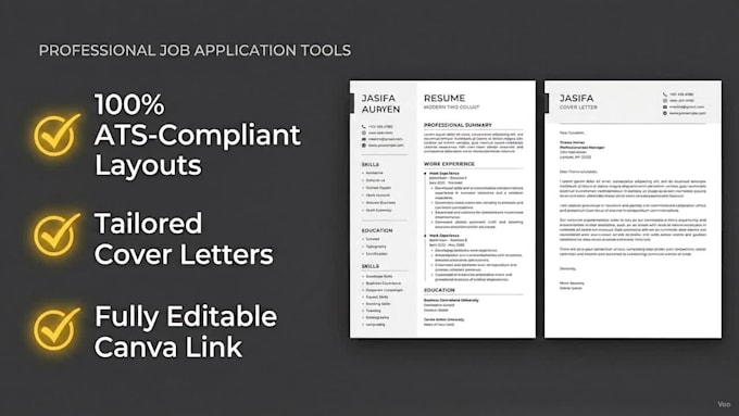 write and design a professional ats compliant resume and CV