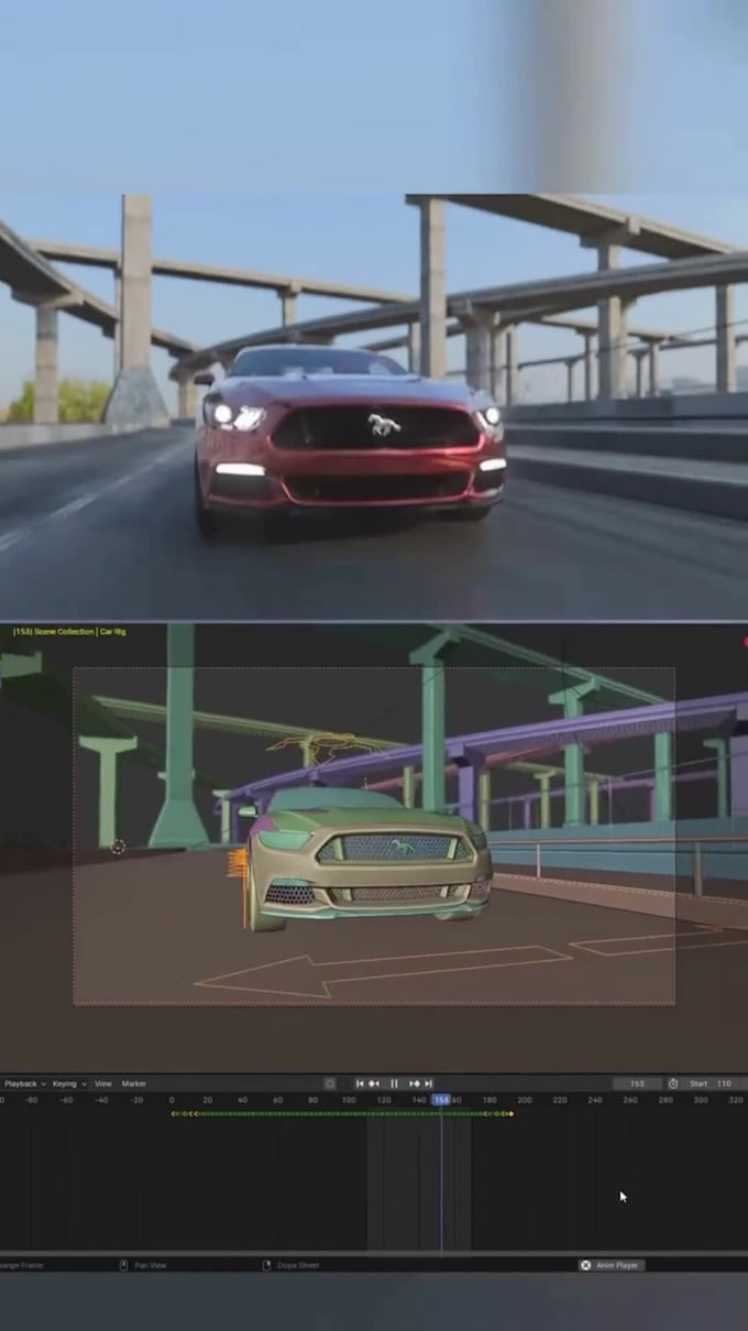 create reaistic 3d car animation, vfx car animation, car crash, cgi cinematic