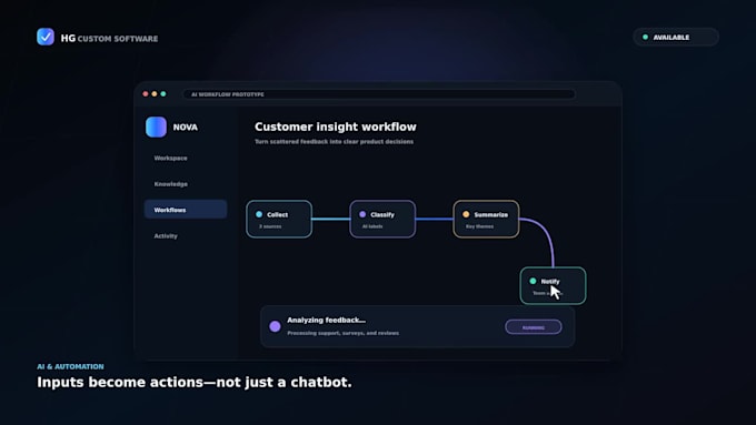 develop a custom web app for your business