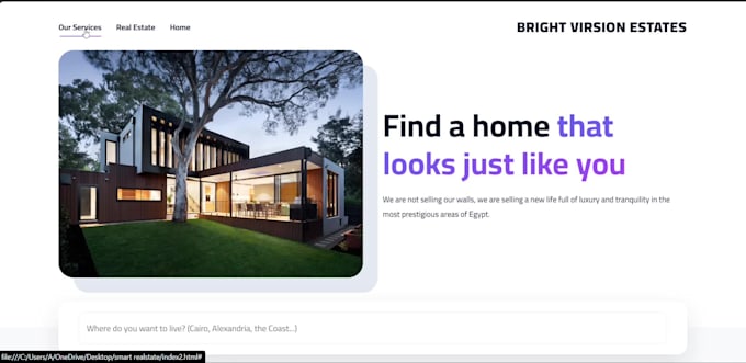 build a landing page