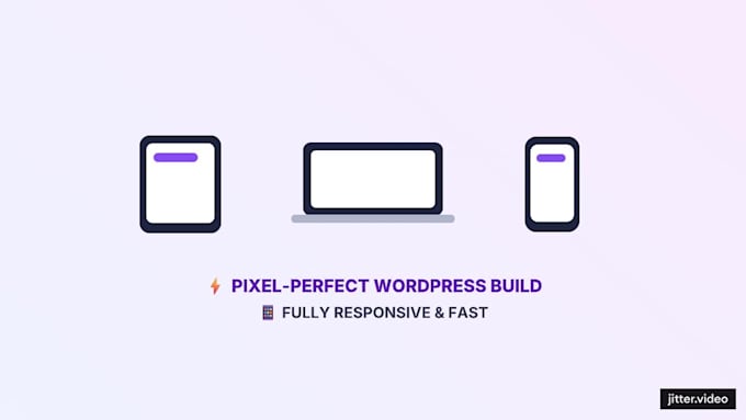 design a custom, modern, and fast wordpress website