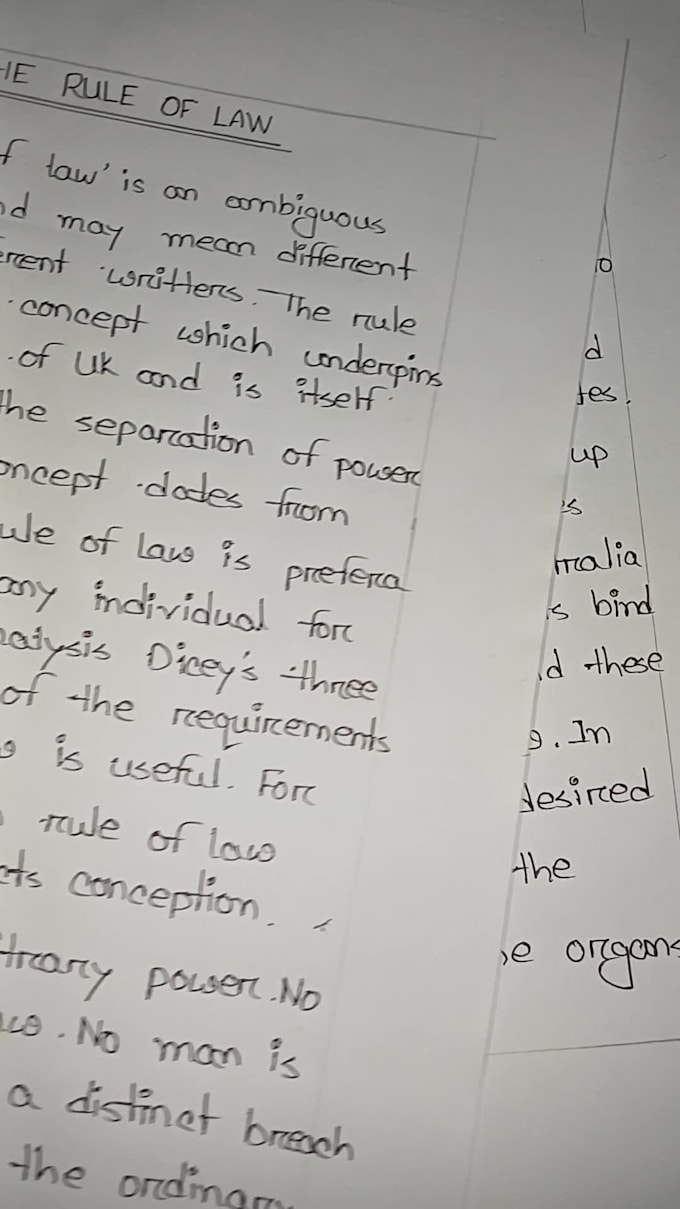 write neat english and bengali handwritten notes
