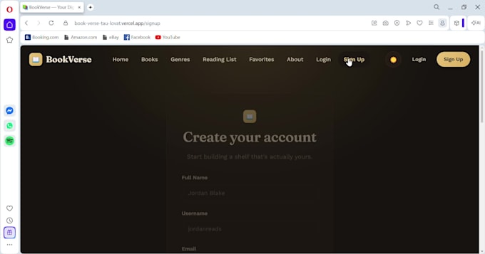 build a modern book website or online bookstore with react