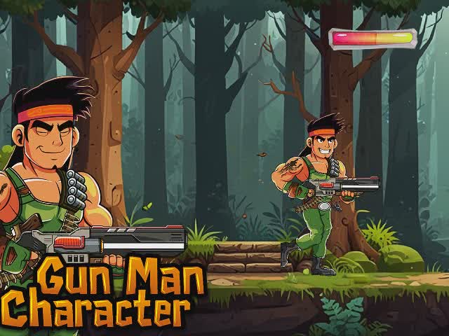 design 2d game character and sprite animation for unity