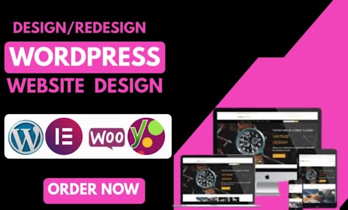 redesign design install wordpress website builder  migrate elementor pro expert