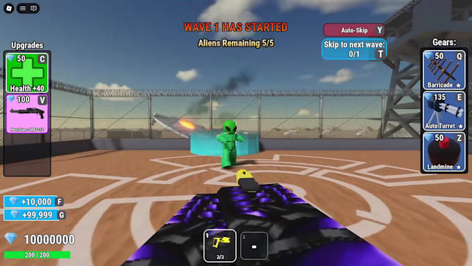 develop a complete roblox game with scripting, UI, 3d and monetization
