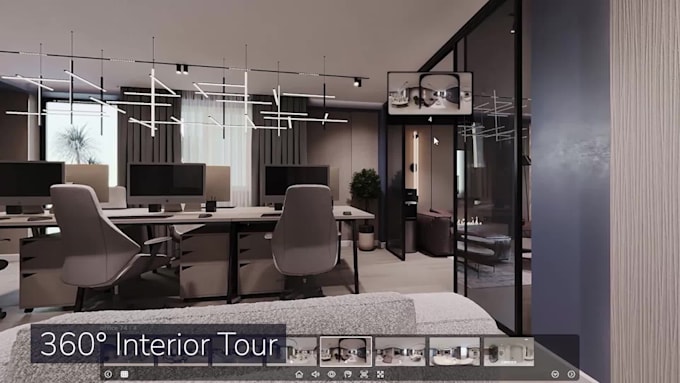 create 3d model and render exterior, interior, 360 virtual