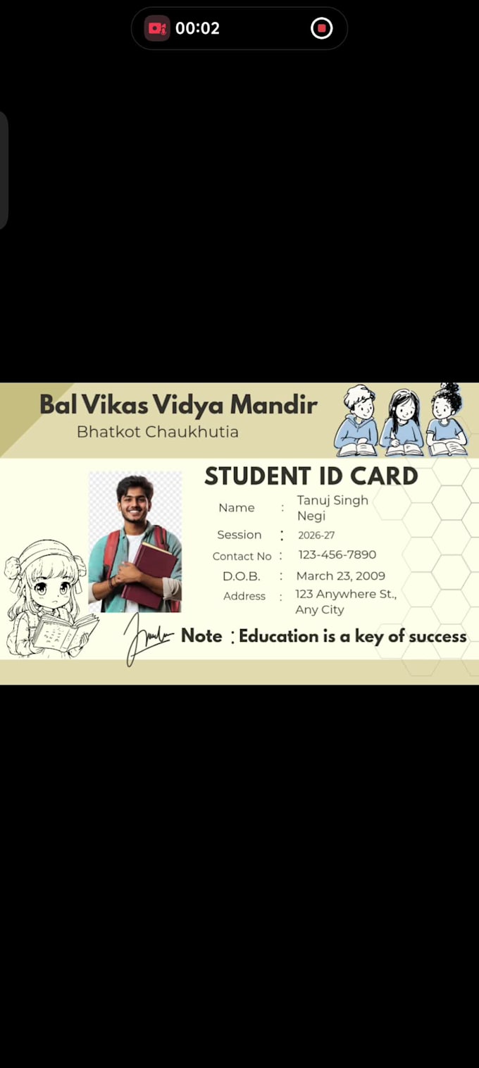 create modern id cards