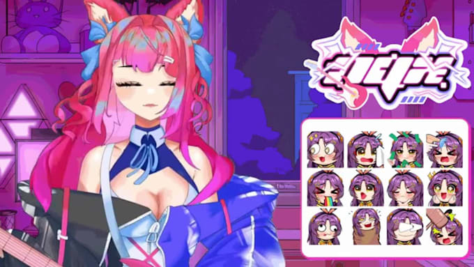 create, live2d vtuber, vtuber model, rigging, vtuber studio, anime and pngtuber