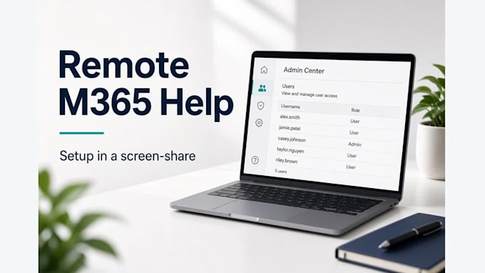 set up microsoft 365 users, permissions, and shared files