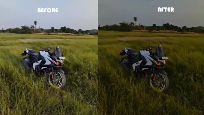 do professional before and after video editing