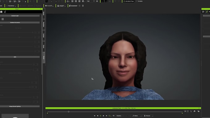 metahuman character unreal engine game character cc4 c4d rigging facial rigging