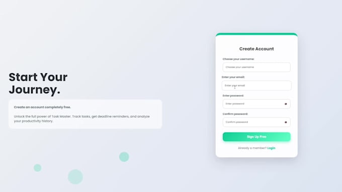 create a 3d  website with interactive dashboard