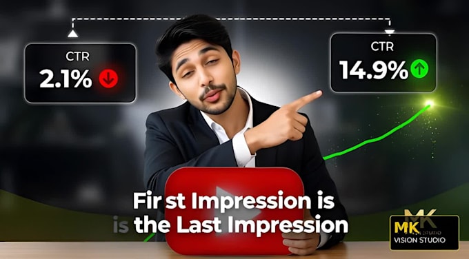 design professional youtube thumbnails to boost your CTR