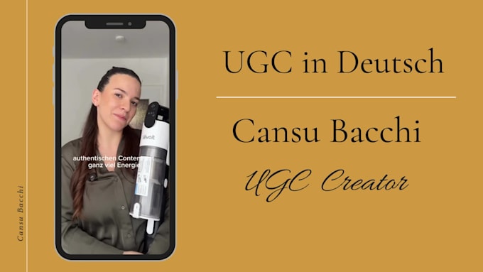 be your german ugc creator for social media ads