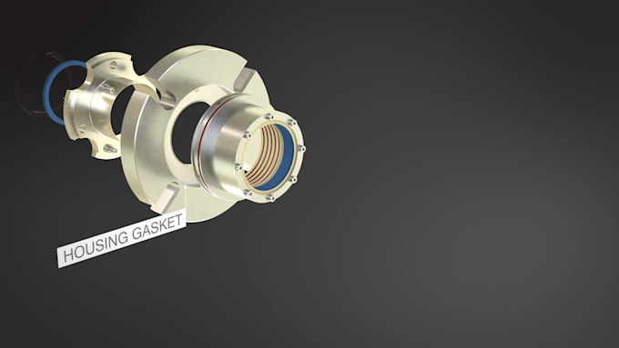 create 3d exploded view and assembly animation for your product or machine