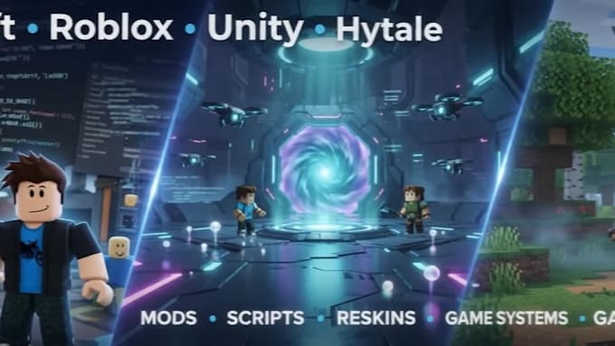 reskln unity game build custom minecraft modpack roblox edit hytale scriptor