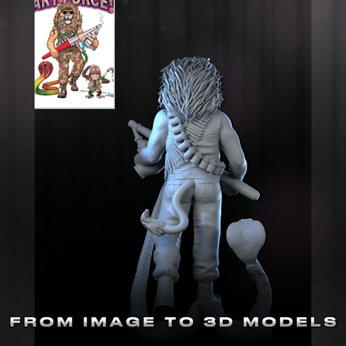 sculpt 3d printable military miniatures and tabletop figures