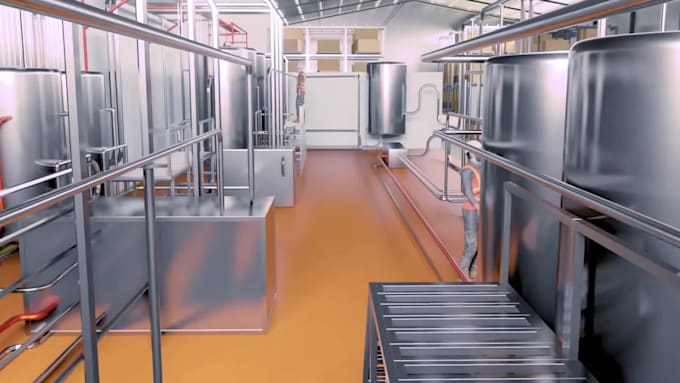 make cnc machine animation video and mechanical product explainer video