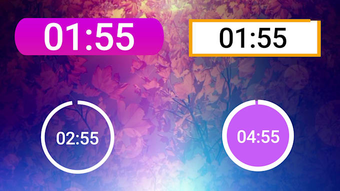 create a professional countdown timer video for your content