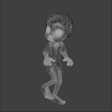 do realistic 3d model with blender cartoon character rigging, game x environment