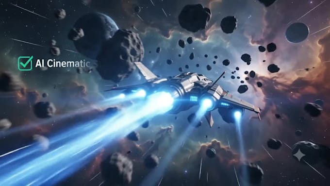 create cinematic ai game trailer, teaser and gameplay promo video