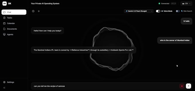 create an all in one custom ai assistant with voice and tasks