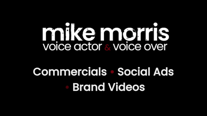 record a professional british male commercial voice over