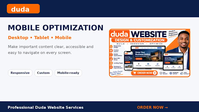 build and customize your duda website with duda website builder