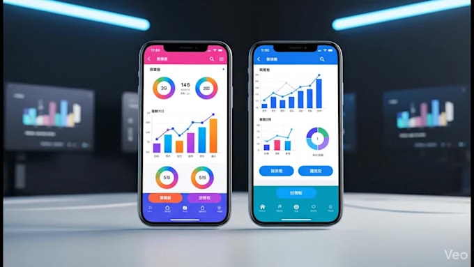develop a modern flutter mobile app for android and ios