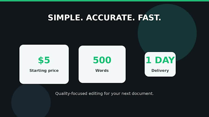 professional english proofreading and editing
