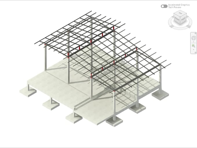create a precise 3d structural model bim by a civil engineer