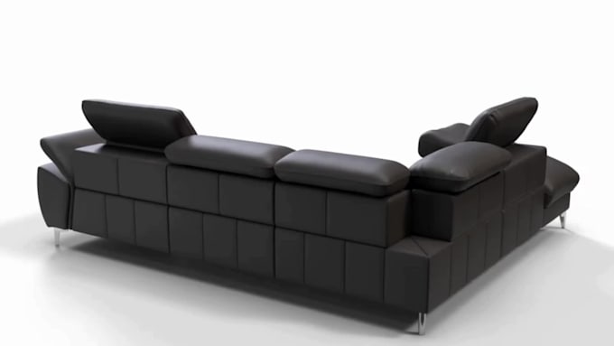 model and render photorealistic 3d furniture, sofa, table and armchair