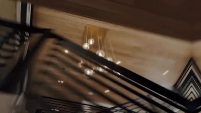 edit real estate video with motion graphics and speed ramps