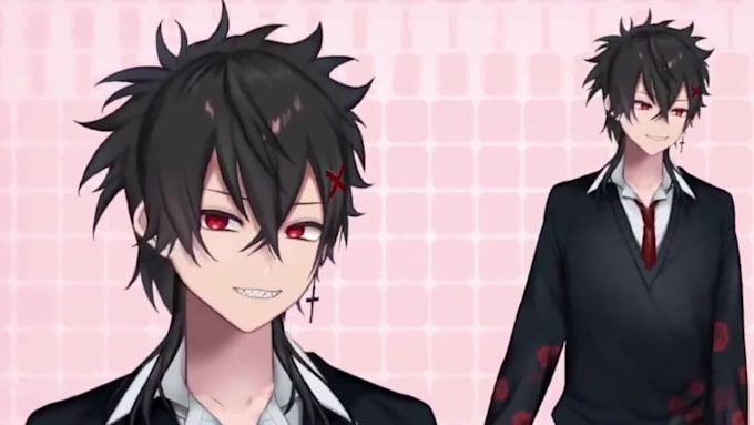 design and rig live2d vtuber model 2d vtuber model vtuber commission 2d anime