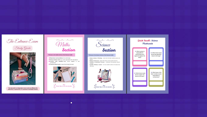 create custom study guides, notes for you