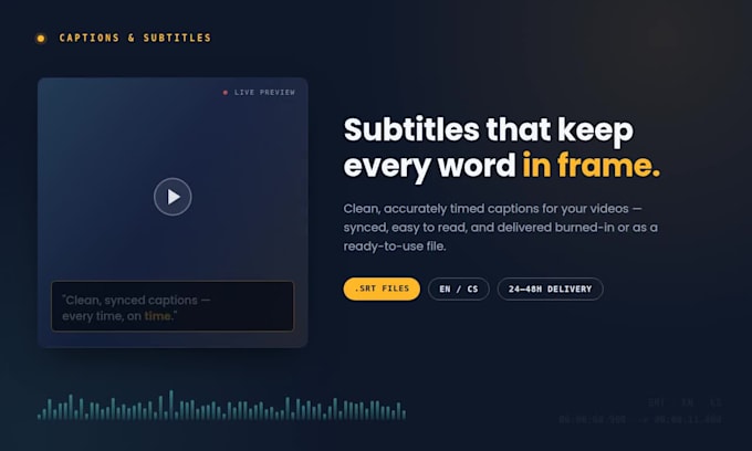 add subtitles and captions to your video