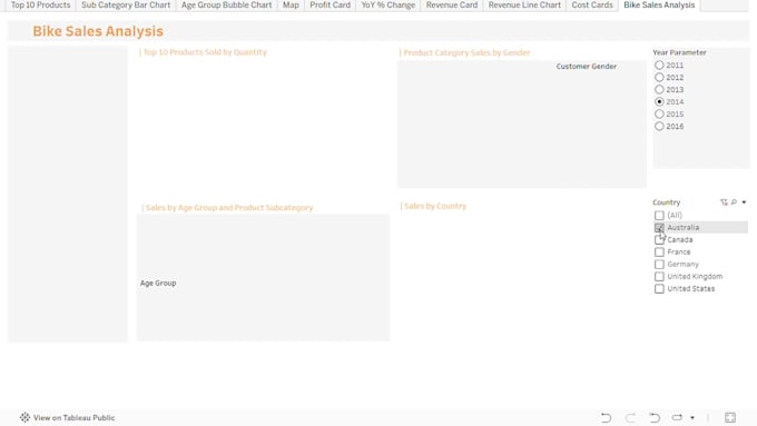 build a professional tableau dashboards