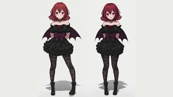 design live2d vtuber model, anime 2d vtuber model, 3d vtuber rigging