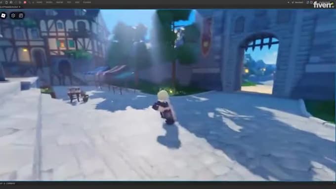 build a custom roblox map with roblox vfx and game environment
