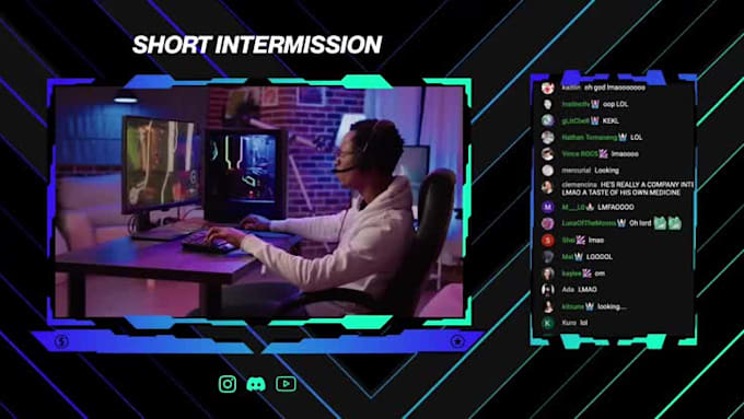 design and integrate a stream overlay alert chatbox in obs vmix for twitch, kick