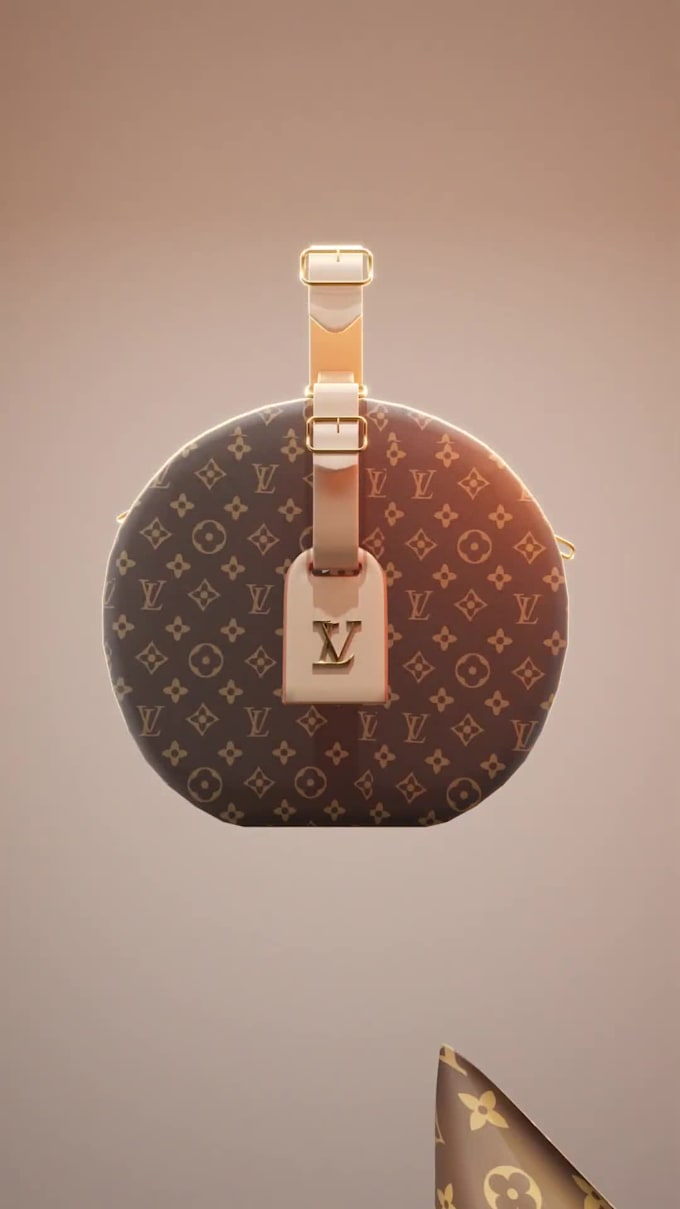 create 3d luxury handbag animation leather bag modeling and rendering