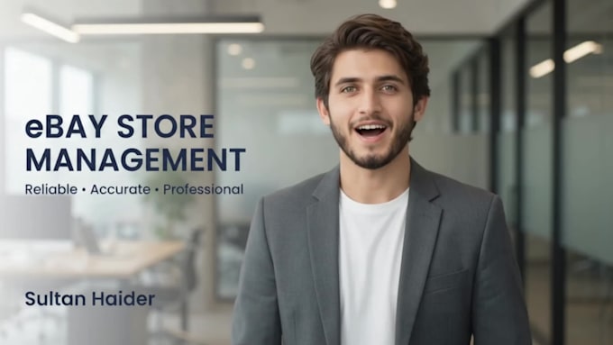 be your ebay virtual assistant and store manager
