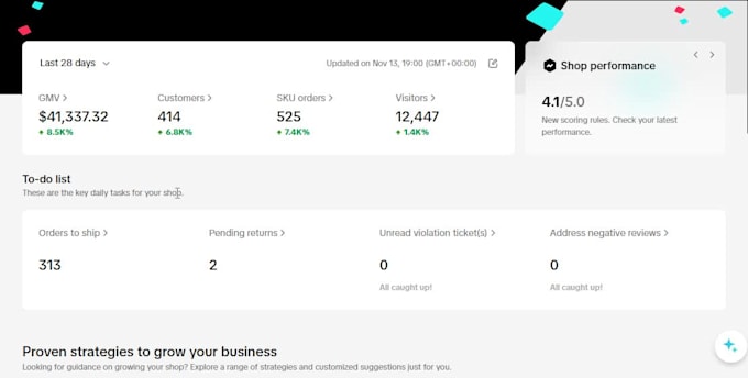 setup and manage tiktok shop