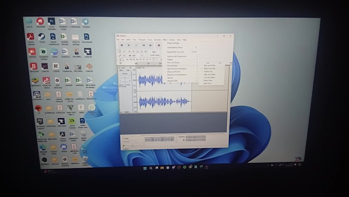 clean up audio background noise and sync video professionally