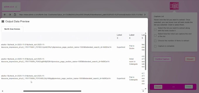 do ai web scraping and research analysis