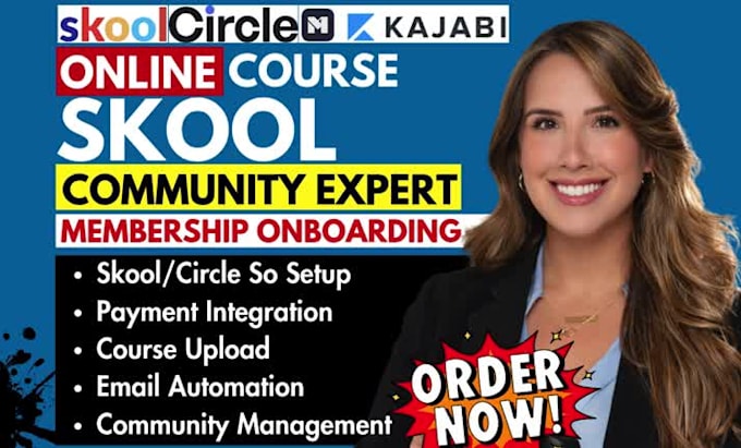 skool community setup circle so setup membership onboarding community management